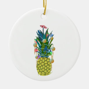 Ugly Sweater Weihnachtsschmuck Tropical Style