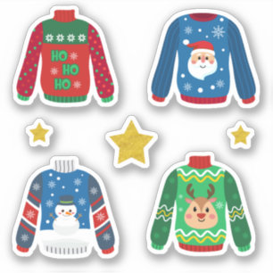 Ugly Sweaters Aufkleber