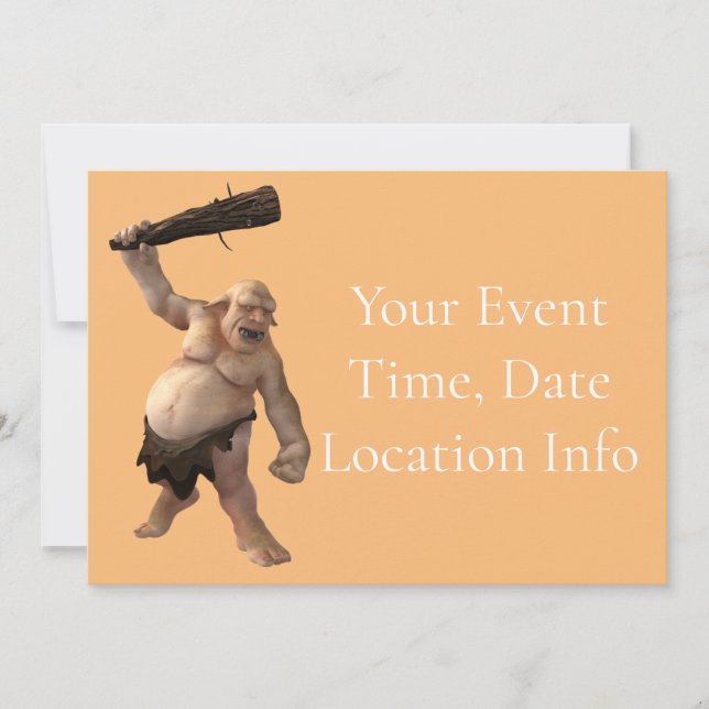 Ugly Troll Thunder_Cove Einladung (Vorderseite)