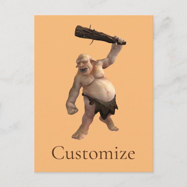 Ugly Troll Thunder_Cove Postkarte (Vorderseite)