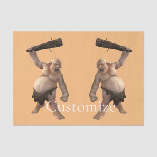 Ugly Troll Thunder_Cove Seidenpapier (Vorderseite)