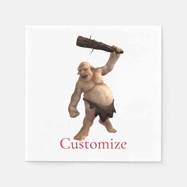 Ugly Troll Thunder_Cove Serviette (Vorderseite)