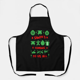 Ugly xmas Office Party Sweater Schürze