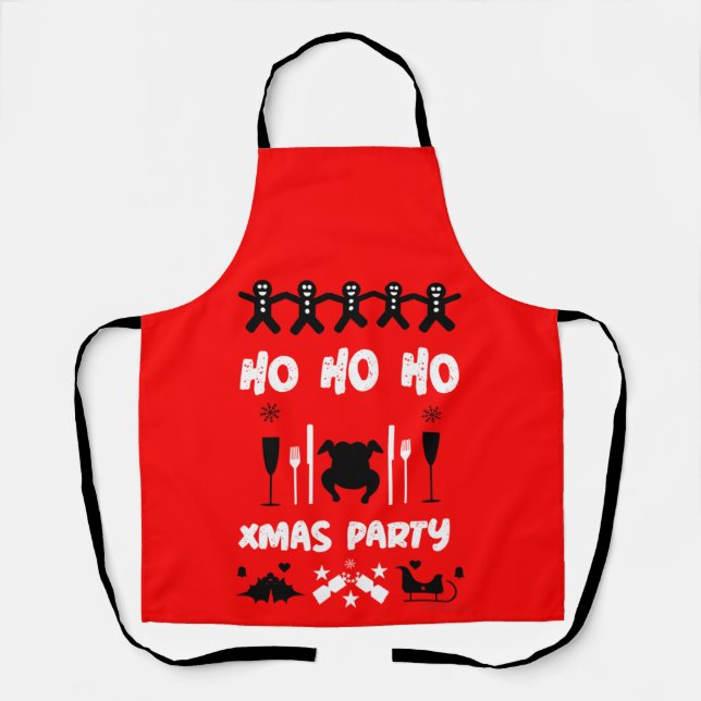 Ugly xmas Party Schürze (Vorderseite)