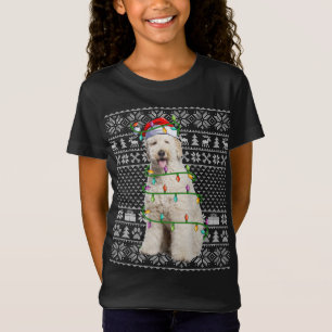 Ugly Xmas Sweater Style Santa Labradoodle Hund Chr T-Shirt