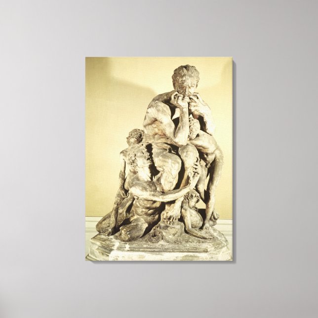 Ugolino und seine Söhne Leinwanddruck (Vorderseite)