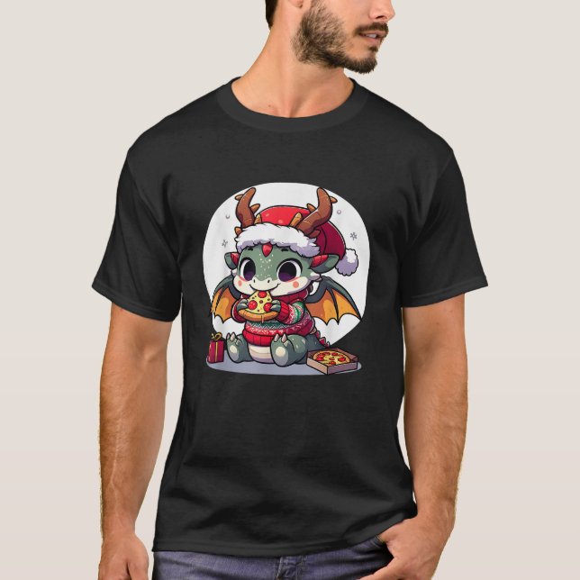 Ugor Christmas Sweater Dragon T-Shirt (Vorderseite)