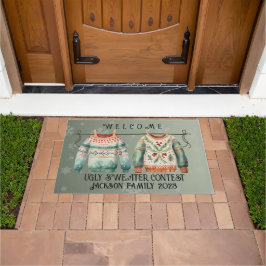 Ugor Christmas Sweater Welcome Door Mat Fußmatte