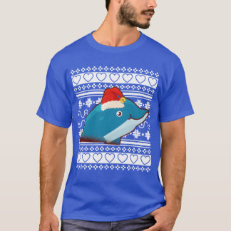 Ugor Christmas Sweatershirt Christmas Delphin Mädc T-Shirt