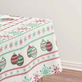 Uguler Weihnachts-Sweater-Pattern Urlaub Tischdecke