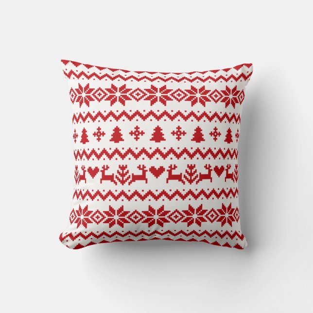 Ugules Pullover Weihnachtsbaum Kissen (Vorderseite)