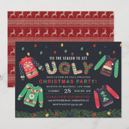 Ugules Weihnachts-Sweater-Party Einladung