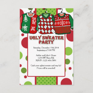 Ugules Weihnachts-Sweater-Party Einladung