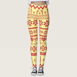 Ugusweihnachtliches Abstraktes Muster Leggings