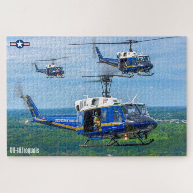 UH-1N IROQUOIS (20x30 INCH) Jigsaw Puzzle (Horizontal)