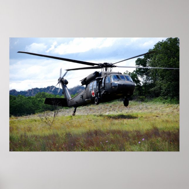 UH-60 Black Hawk Helicopter Poster (Vorne)