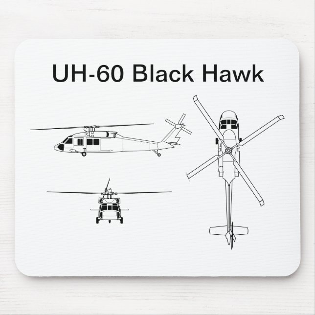UH-60 Black Hawk Mousepad (Vorne)