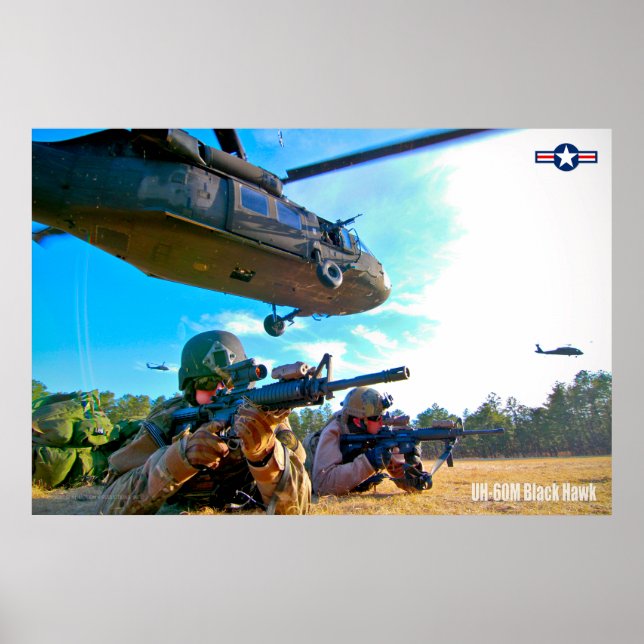 UH-60M BLACKHAWK POSTER (Vorne)