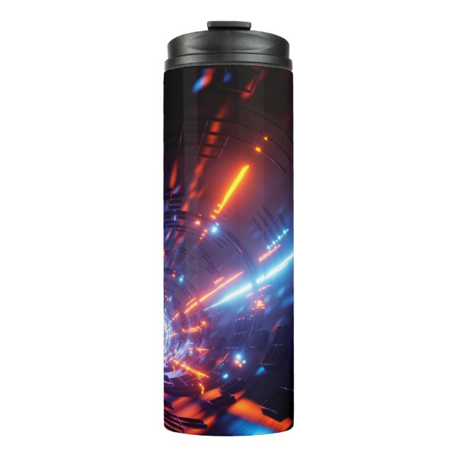 Uhd Wallpaper Laser Light Design Thermosbecher (Vorderseite)