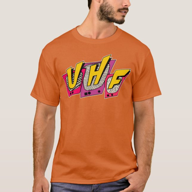 UHF Retro-Geschenk T-Shirt (Vorderseite)