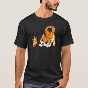 Uhh Woof Cat and Mouse Dog T-Shirt
