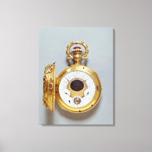 Uhr, 1897-1901 leinwanddruck