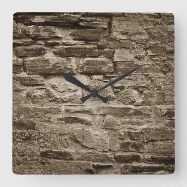 Uhr an der Wand (Vorderseite)
