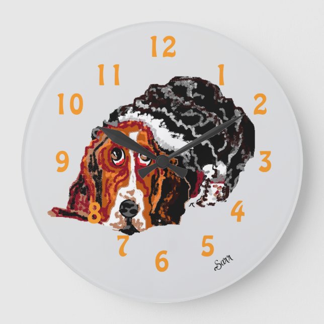 Uhr : Bluthund (Vorderseite)