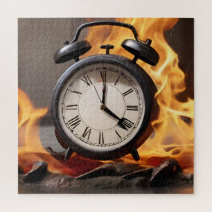 Uhr brennt, keine Zeit