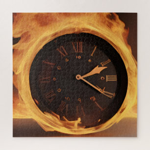 Uhr brennt, keine Zeit