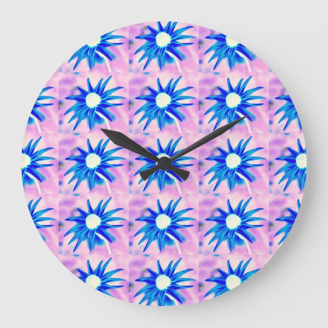 Uhr der blauen Gänseblümchen (Vorderseite)