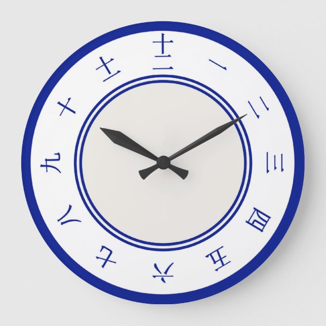 Uhr der chinesischen Nummern (Vorderseite)