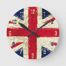 Uhr der englischen Flagge - Kook Art - Wall Clock