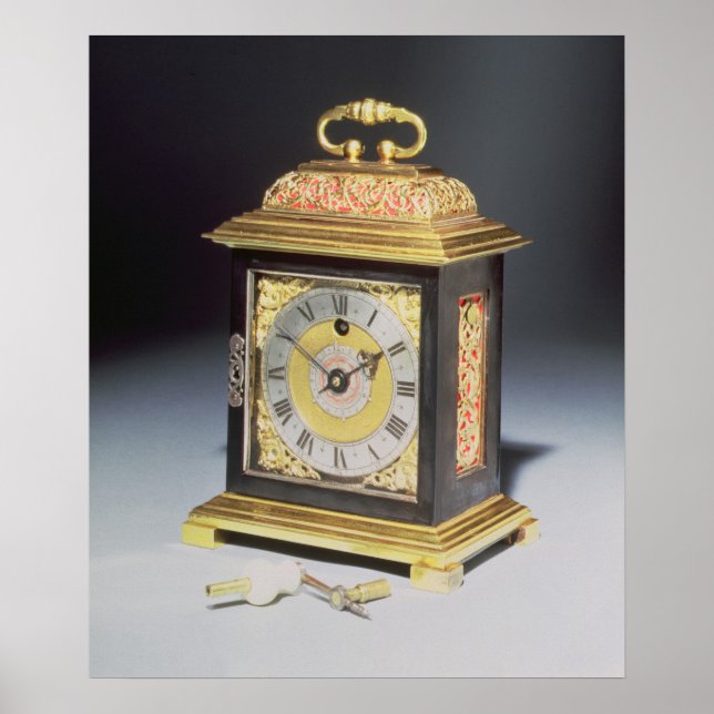 Uhr der Miniatur Poster (Vorne)