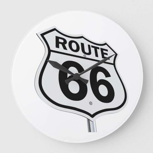 Uhr der Route 66. (Vorderseite)