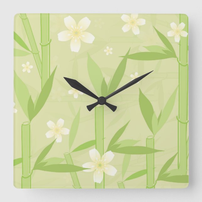 Uhr der Wand im japanischen Stil (Vorderseite)