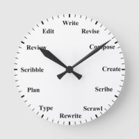 Uhr des Autors - Immer Zeit zum Schreiben der Uhr