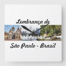 Uhr Erinnerung an São Paulo Brasilien