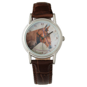 Uhr Frau mit Pferd Saratoga