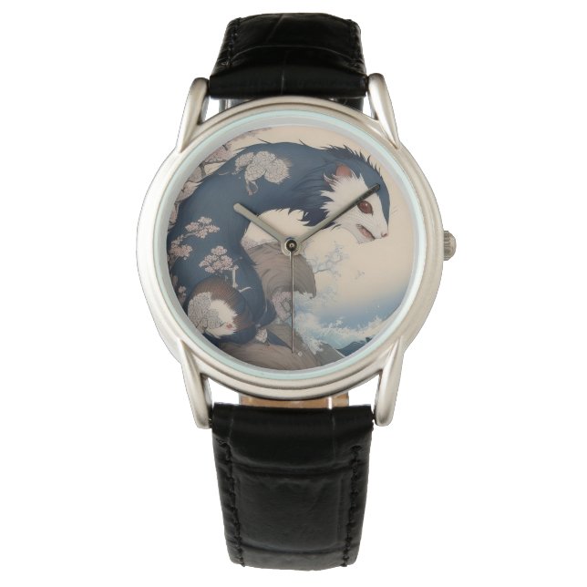 Uhr - Frettchen - Japan (Vorderseite)