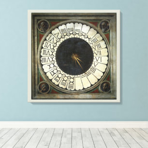 Uhr im Duomo von Paolo Uccello Leinwanddruck