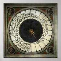 Uhr im Duomo von Paolo Uccello