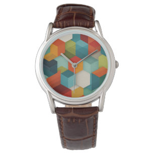 Uhr im geometrischen Stil der Mitte des 20. Jahrhu