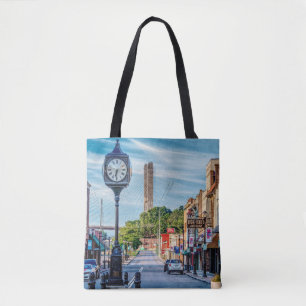 Uhr im Stadtzentrum Cape Girardeau Tasche