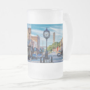 Uhr im Zentrum von Cape Girardeau Mattierte Glasku Mattglas Bierglas