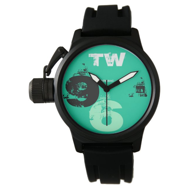 Uhr ist Sport Mann 96 Green (Vorderseite)