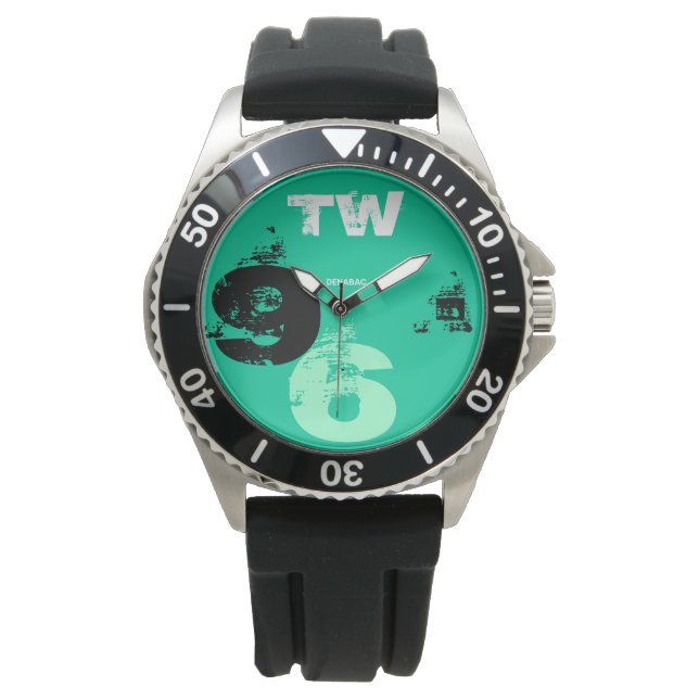 Uhr ist Sport Mann 96 Green (Vorderseite)