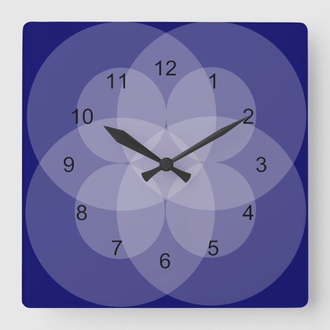 Uhr - Kreise, die sich überschneiden (Vorderseite)