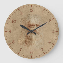 UHR - KUNST, LEONARDO DA VINCI-SELBST PROTRAIT