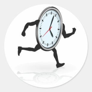Uhr Laufende Sticker